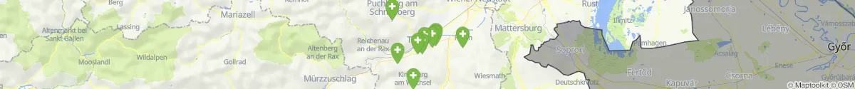 Map view for Pharmacies emergency services nearby Ternitz (Neunkirchen, Niederösterreich)
